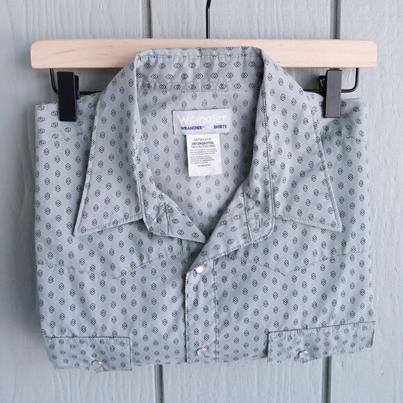 Wrangler Wrancher Short Sleeve Men's Shirt - Picture 1 of 7